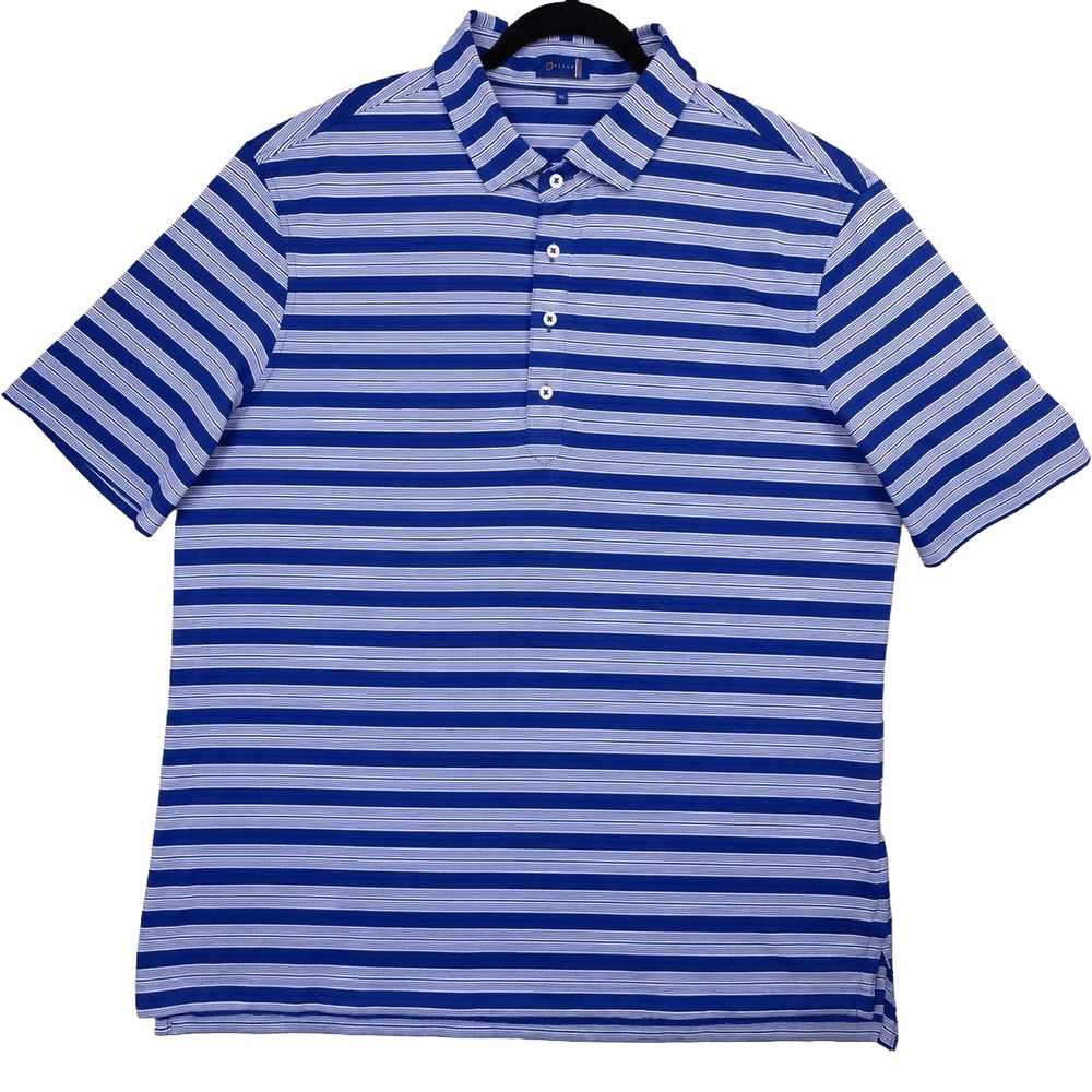 Stitch Golf Men XL Striped  Performance Polo Shirt Short Sleeve Stretch Golfcore